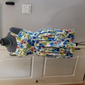 Roz&ALI flower print fit and flare dress. Size 12